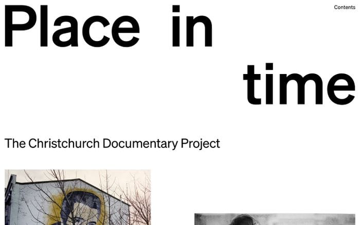 Place in time website preview