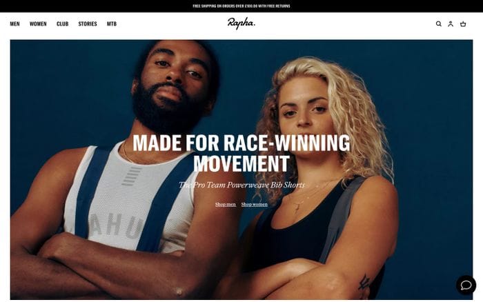 Rapha website preview
