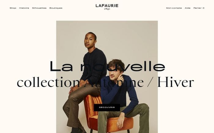Lafaurie Paris website preview