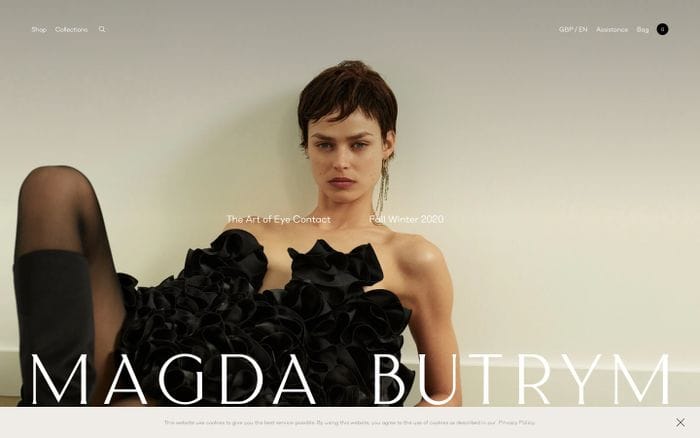  Magda Butrym website preview