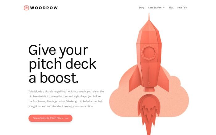 Production - Custom Pitch Deck Design for Production Companies website preview