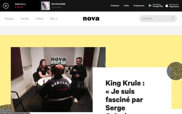 Nova website preview