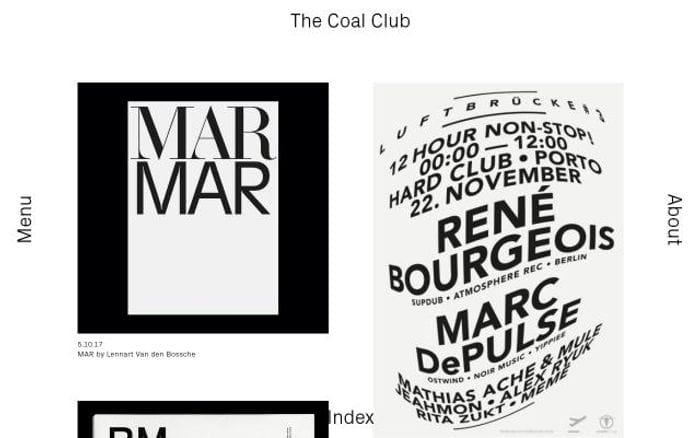 Thecoal website preview
