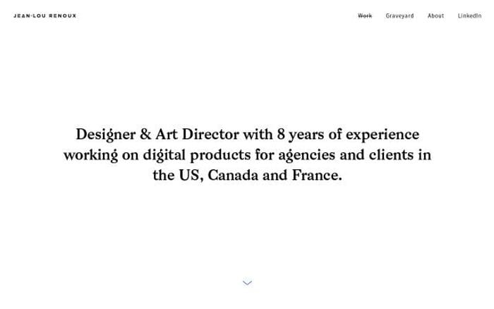 Jeanlou website preview