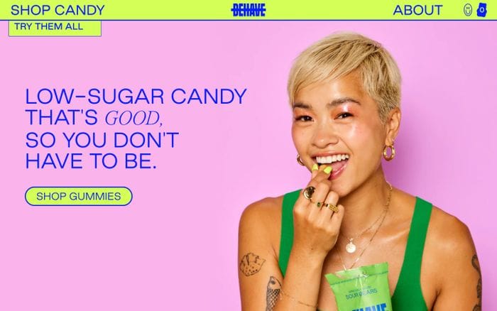 Behave website preview