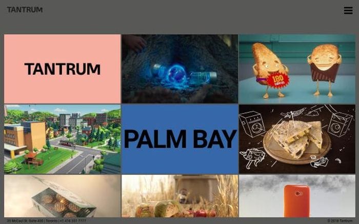 Tantrum website preview