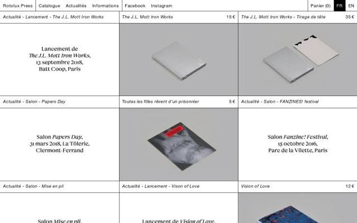 Rotoluxpress website preview