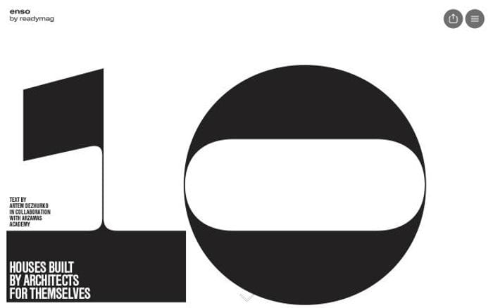 Readymag website preview