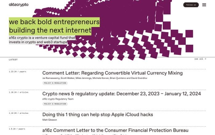 a16z crypto website preview