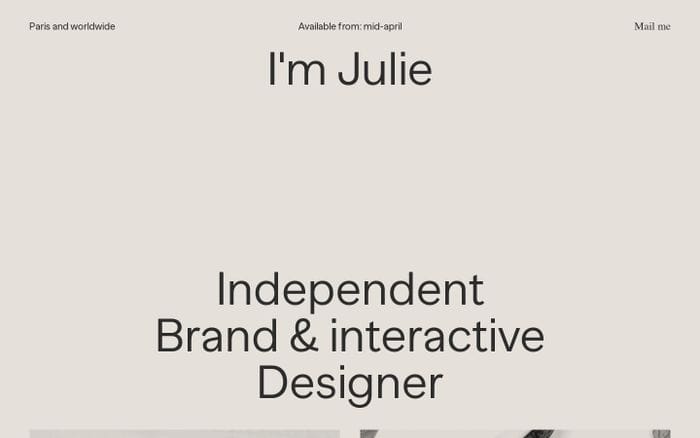 Julie Muckensturm website preview