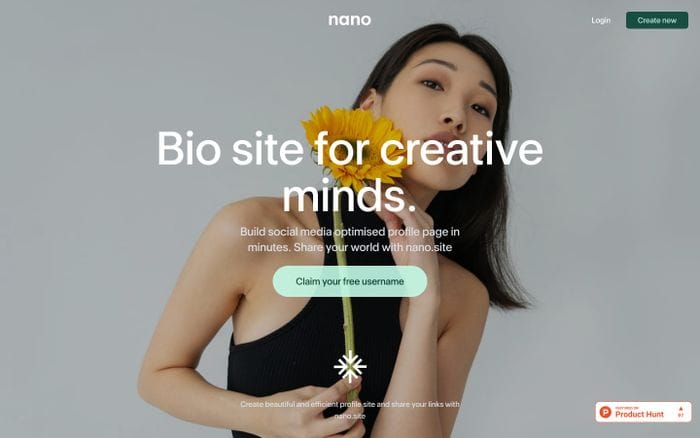 Nano site website preview