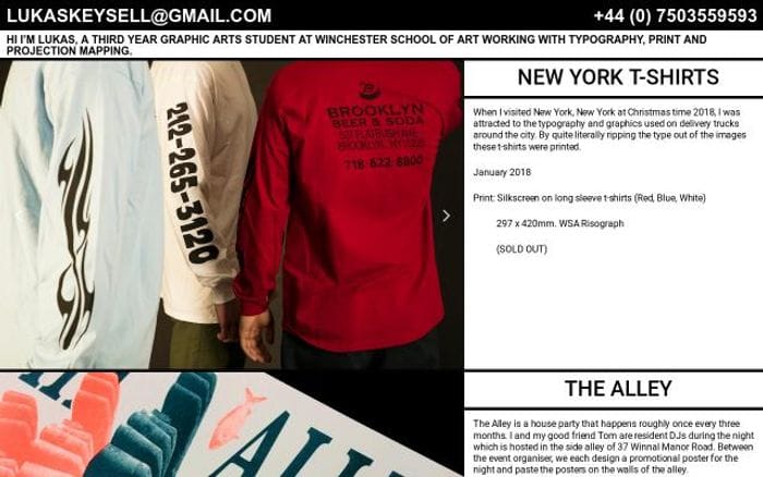 Lukaskeysell website preview