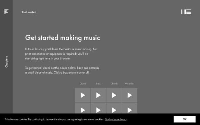 Learningmusic website preview