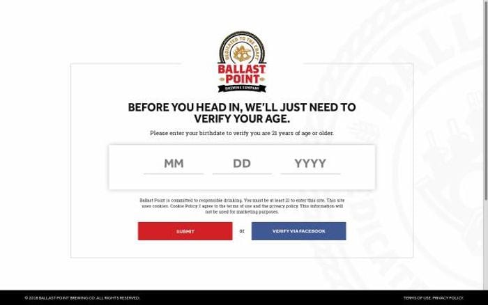 Ballastpoint website preview