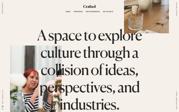 Crafted website preview