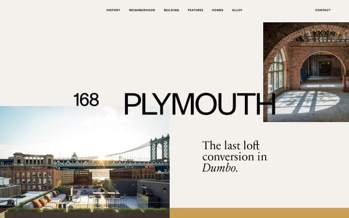 168 Plymouth website preview