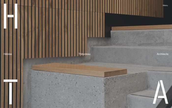 Héloïse Thibodeau architecte website preview