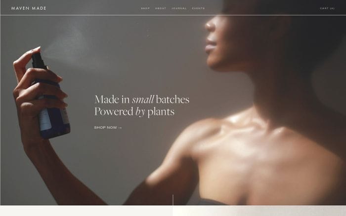 Maven Made website preview