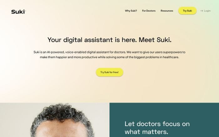 Suki website preview