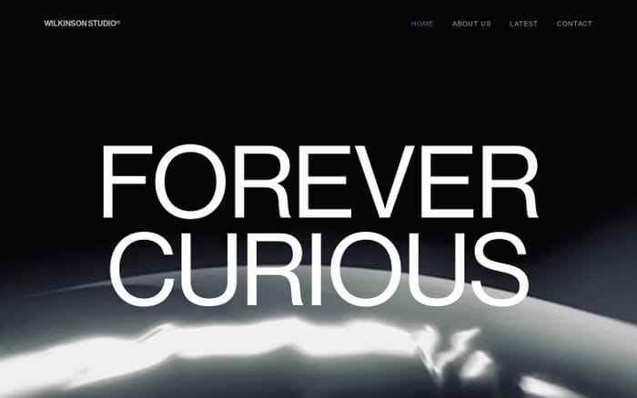 Wilkinson studio website preview