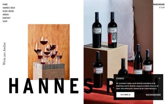 Hannesreeh website preview