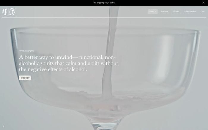 Aplós website preview