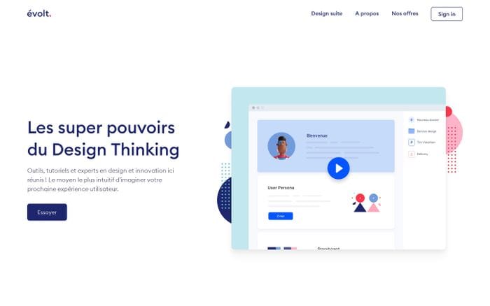 évolt | Accueil website preview
