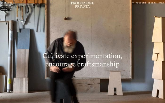Produzione Privata website preview
