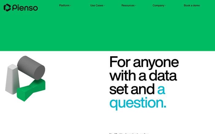 Pienso website preview