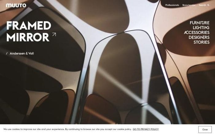Muuto website preview
