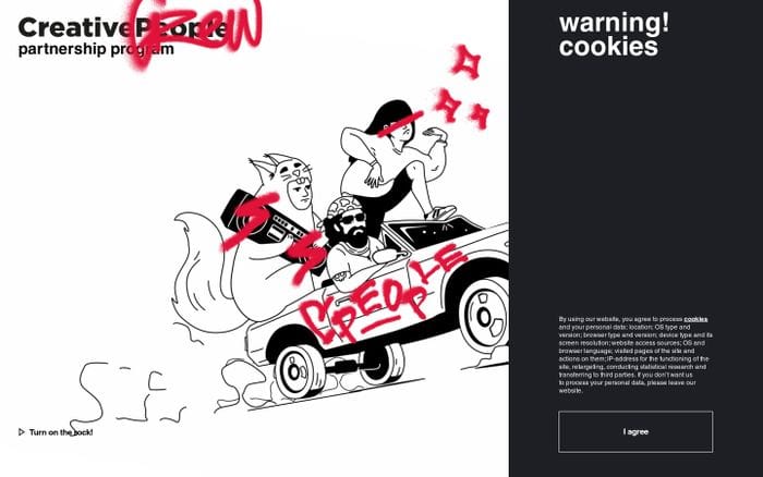 CreativeCrew website preview