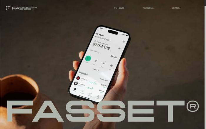 Fasset website preview