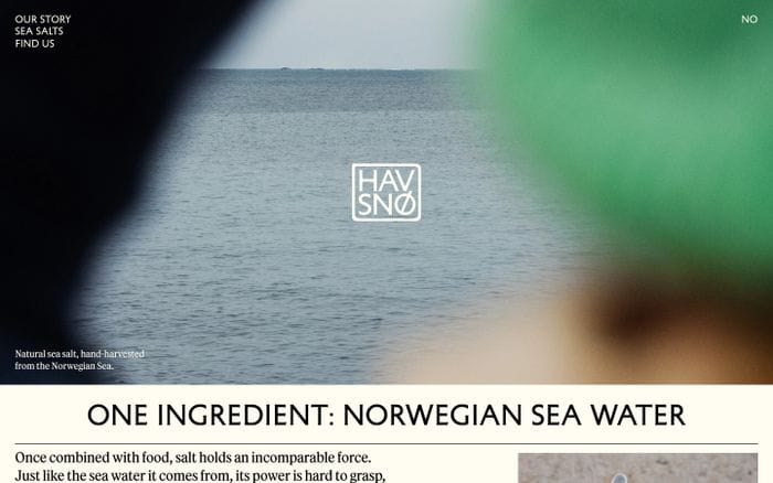 Havsnø website preview