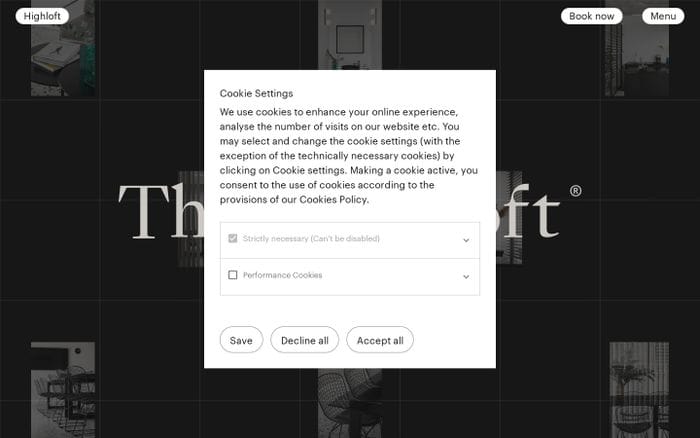 Welcome to The Highloft | The Highloft website preview