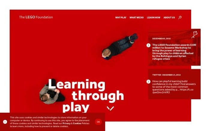 Legofoundation website preview