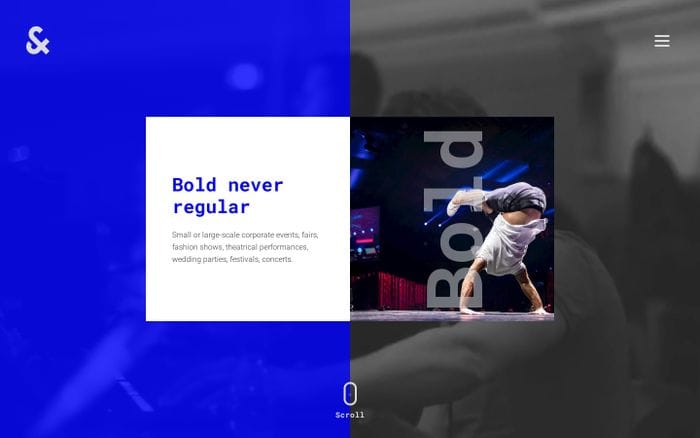 John&Jane, technical event support for your event in terms of sound system, lighting, visuals and decor website preview