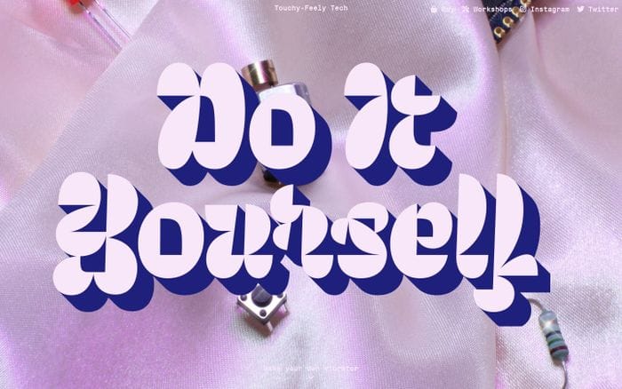 Touchy-Feely Tech website preview