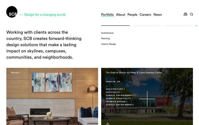 Scb website preview