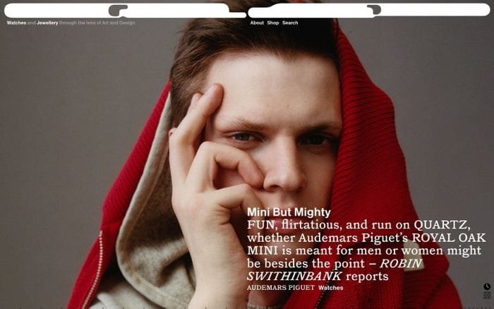 Qp Magazine website preview