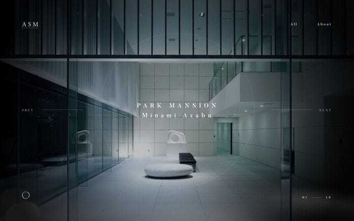 ARCHI SITE MOBIUS website preview