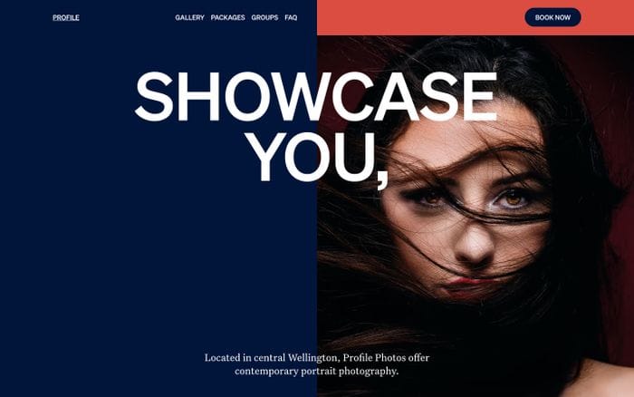 Profile Photos website preview