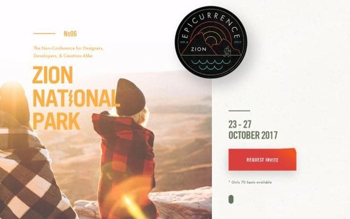 Epicurrence website preview