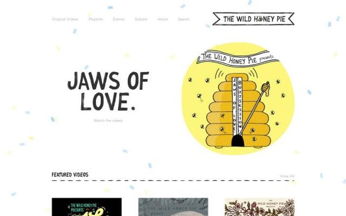 Thewildhoneypie website preview