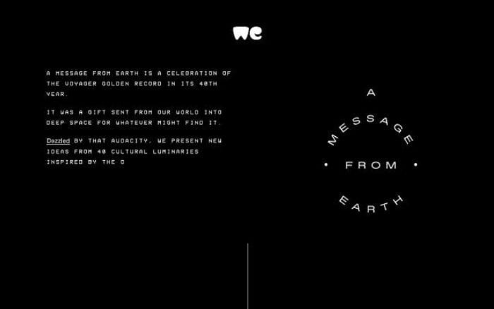 Amessagefrom website preview