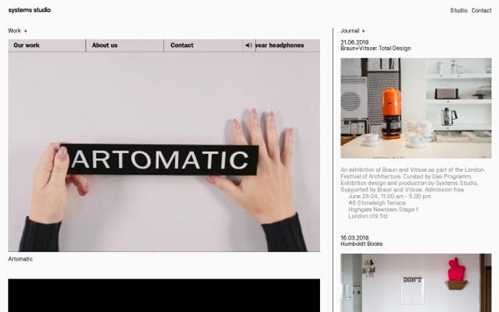 Systems-studio website preview