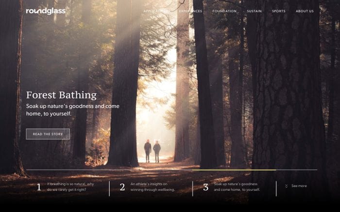 RoundGlass : Enabling Holistic Wellbeing & Meaningful Living website preview