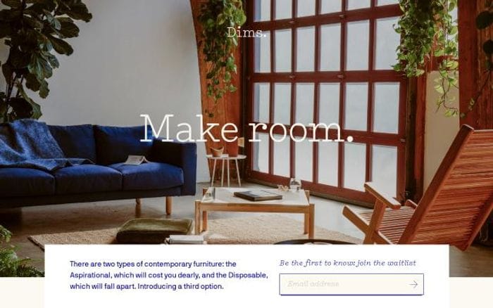 Dimshome website preview
