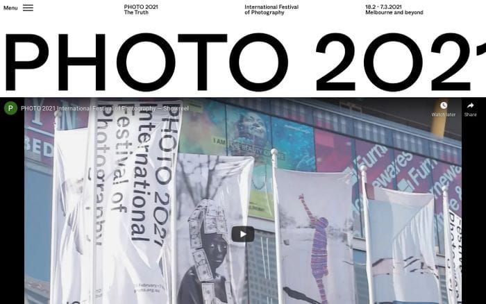 Photo 2021 website preview