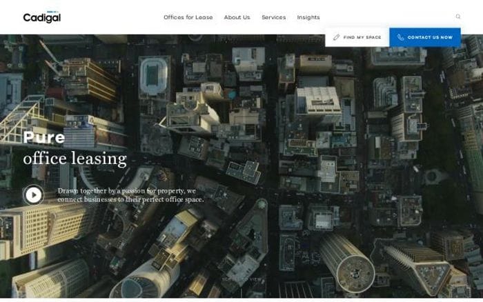 Cadigal website preview