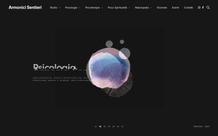 Armonicisentieri website preview